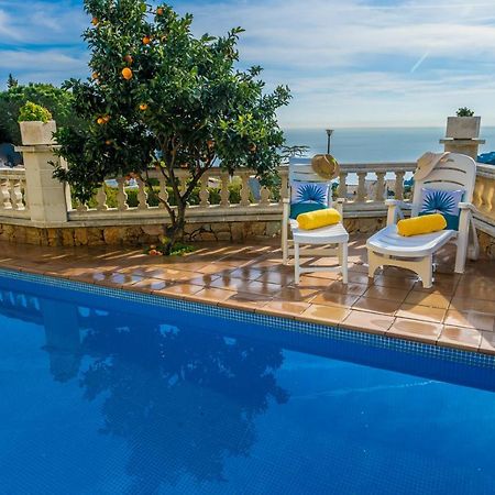 Villa Vista Lux, Piscina Privada Y Zona Exterior Con Vista Mar Tossa de Mar Luaran gambar