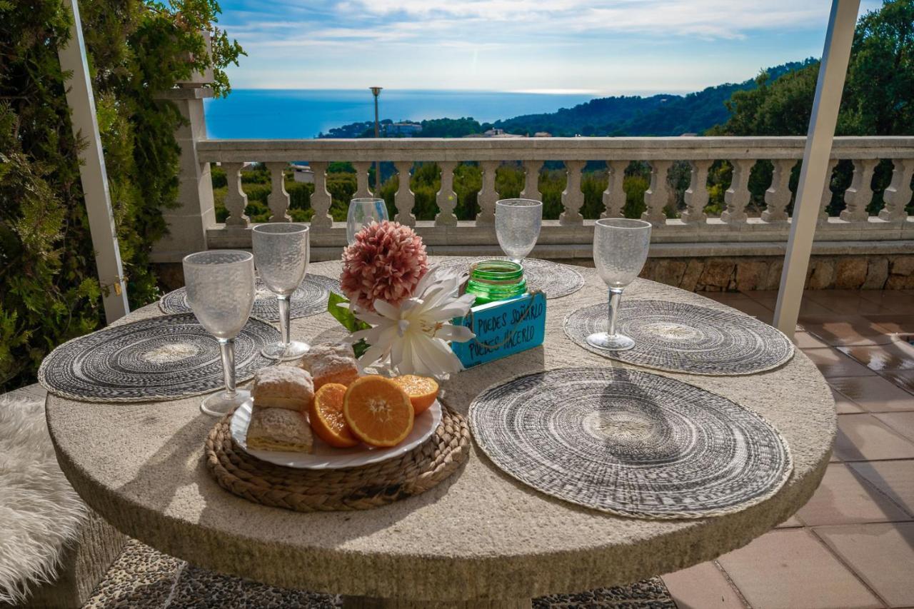 Villa Vista Lux, Piscina Privada Y Zona Exterior Con Vista Mar Tossa de Mar Luaran gambar