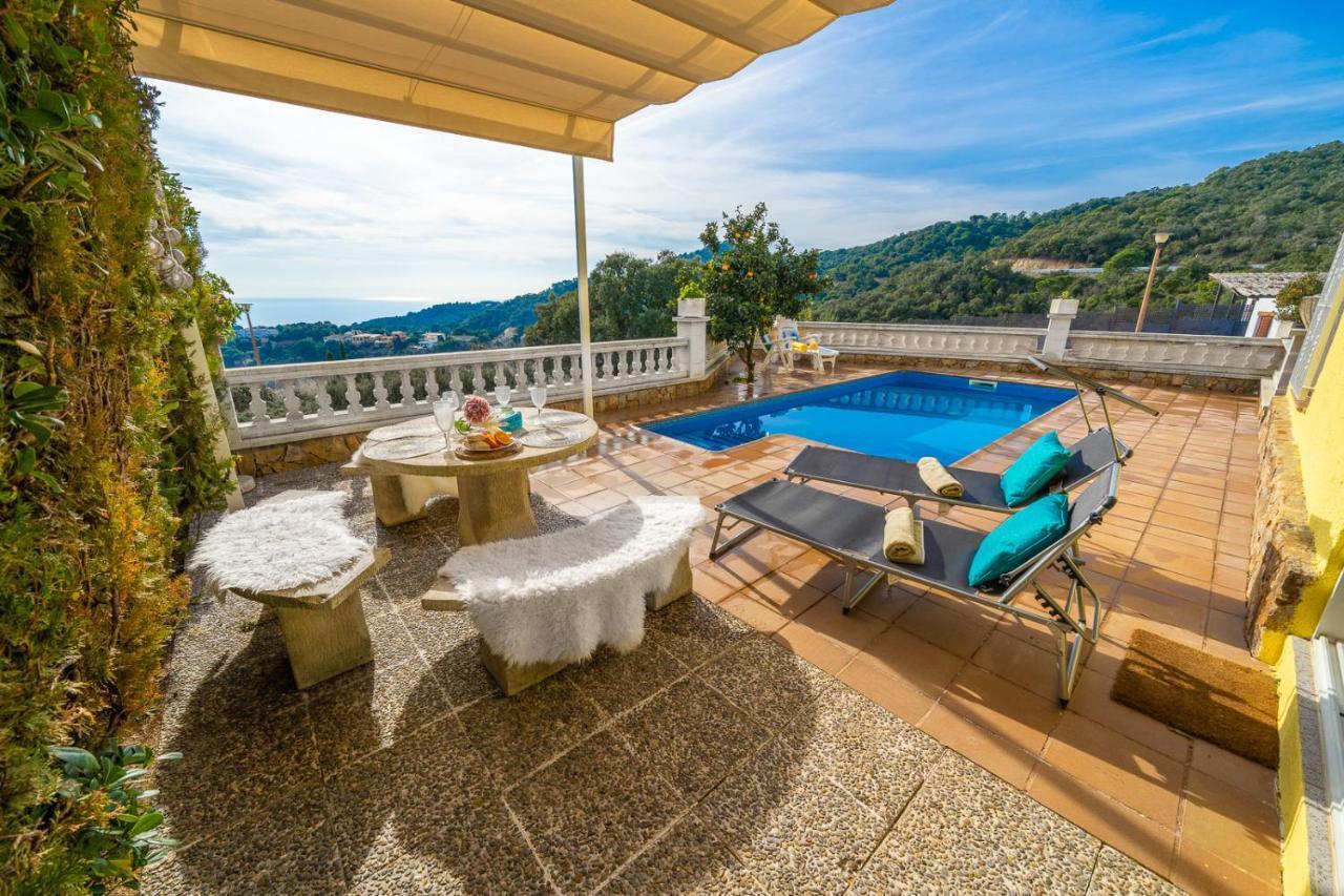 Villa Vista Lux, Piscina Privada Y Zona Exterior Con Vista Mar Tossa de Mar Luaran gambar